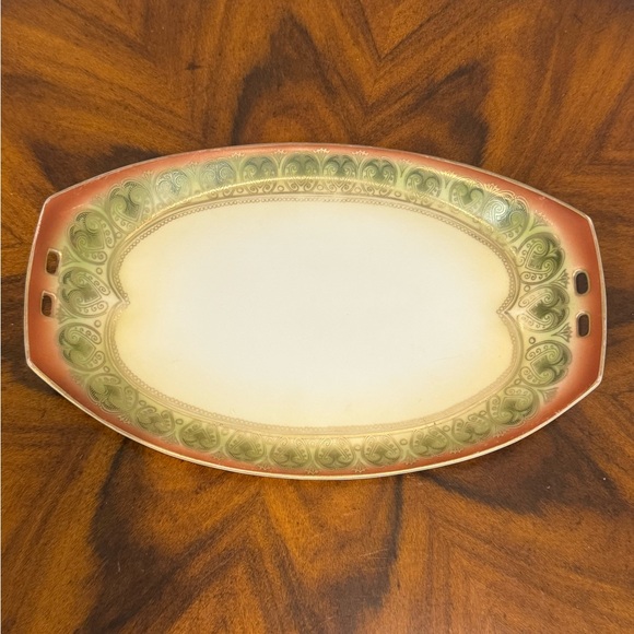 Antique RS Tillowitz, Reinhold Schlegelmilch German Porcelain Serving Plate - Picture 6 of 11